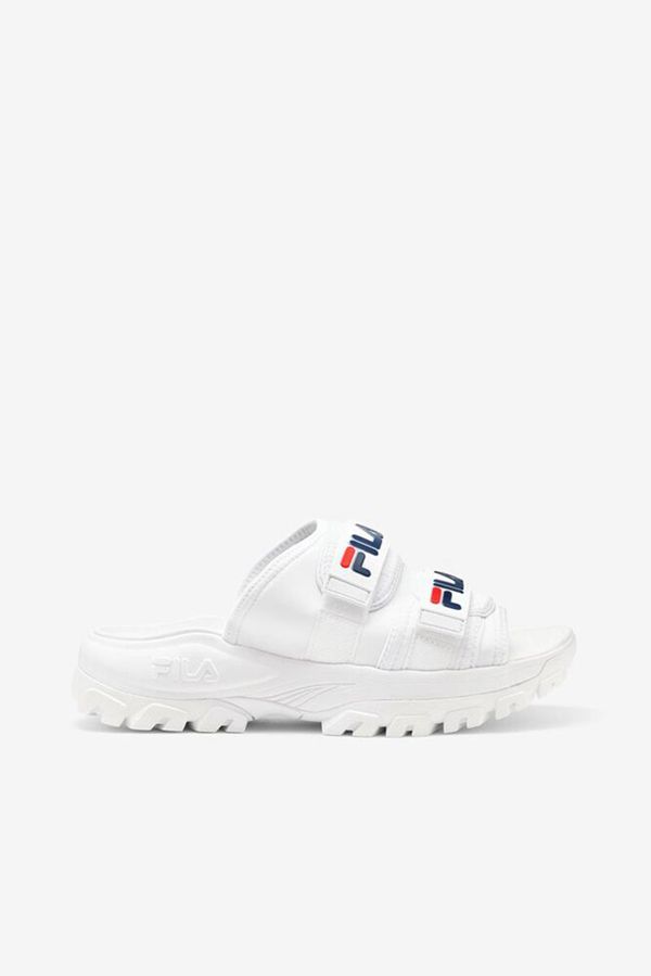 Fila Outdoor Women's Sandals - White/Navy/Red,NZ 376-73980